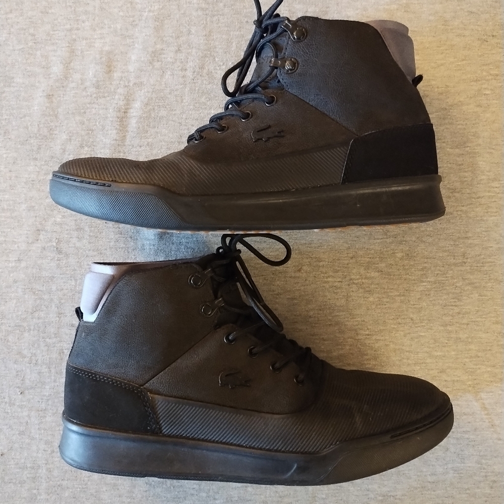 Men's Lacoste Explorateur Hydro 318 High Top Sneakers Boots Size 9.5 USA
